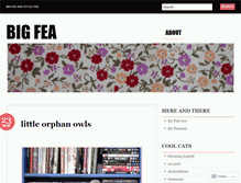 Tablet Screenshot of bigfea.wordpress.com