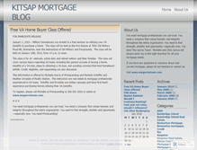 Tablet Screenshot of kitsapmortgage.wordpress.com