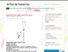Tablet Screenshot of cardiganancias.wordpress.com