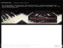 Tablet Screenshot of musicmotivation.wordpress.com