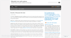 Desktop Screenshot of mitsubishiminisplit.wordpress.com