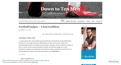 Desktop Screenshot of downtotenmen.wordpress.com