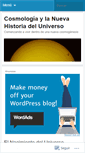 Mobile Screenshot of cosmologa.wordpress.com