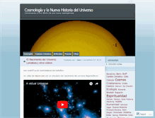 Tablet Screenshot of cosmologa.wordpress.com