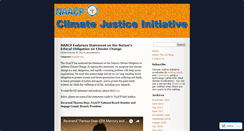 Desktop Screenshot of climatejusticeinitiative.wordpress.com