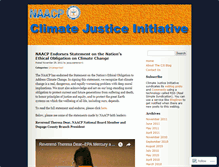 Tablet Screenshot of climatejusticeinitiative.wordpress.com