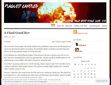 Tablet Screenshot of plaguedcandles.wordpress.com