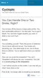 Mobile Screenshot of cyclopic.wordpress.com
