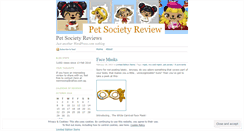 Desktop Screenshot of petsocietyreview.wordpress.com