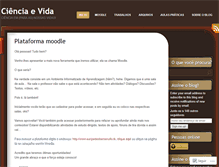 Tablet Screenshot of cienciaevida.wordpress.com
