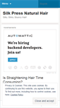 Mobile Screenshot of pressinghair.wordpress.com