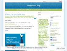 Tablet Screenshot of fit2finish.wordpress.com