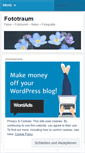 Mobile Screenshot of fototraum.wordpress.com