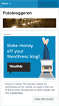 Mobile Screenshot of fotobloggeren.wordpress.com