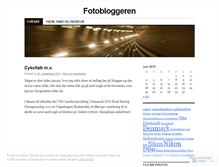 Tablet Screenshot of fotobloggeren.wordpress.com