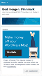 Mobile Screenshot of godmorgenfinnmark.wordpress.com