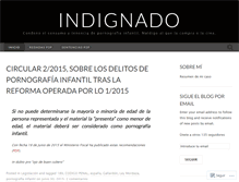 Tablet Screenshot of indignado7777.wordpress.com