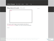 Tablet Screenshot of lilliumfansub.wordpress.com