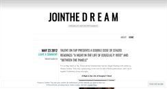 Desktop Screenshot of jointhedream.wordpress.com