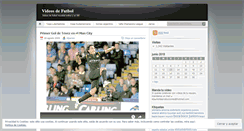 Desktop Screenshot of futbolvideos.wordpress.com