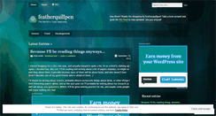 Desktop Screenshot of featherquillpen.wordpress.com