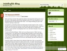 Tablet Screenshot of julsfit4life.wordpress.com