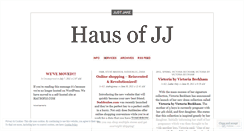 Desktop Screenshot of hausofjj.wordpress.com