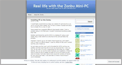 Desktop Screenshot of mrzonbu.wordpress.com