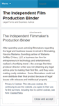 Mobile Screenshot of filmlawyer.wordpress.com