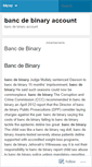 Mobile Screenshot of ceemea.bancdebinaryaccount.wordpress.com