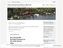 Tablet Screenshot of fairhills.wordpress.com