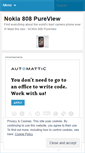 Mobile Screenshot of nokia808pureview.wordpress.com