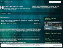 Tablet Screenshot of nokia808pureview.wordpress.com