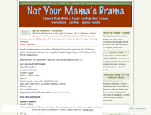 Tablet Screenshot of notyourmamasdrama.wordpress.com