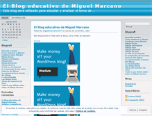 Tablet Screenshot of miguelmarcano3977.wordpress.com