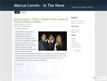 Tablet Screenshot of marcuscorwin.wordpress.com
