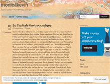 Tablet Screenshot of monicakevin.wordpress.com