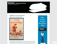 Tablet Screenshot of bubuiainstitute.wordpress.com