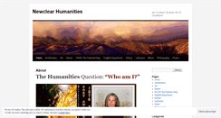 Desktop Screenshot of newclearhumanities.wordpress.com