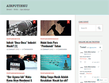 Tablet Screenshot of airputihku.wordpress.com