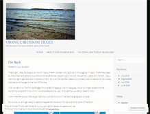 Tablet Screenshot of orangeblossomtrails.wordpress.com