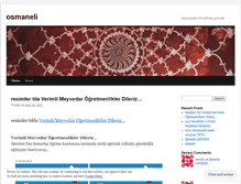 Tablet Screenshot of osmaneli.wordpress.com