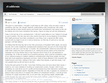 Tablet Screenshot of elcalifornio.wordpress.com