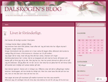 Tablet Screenshot of dalskogen.wordpress.com