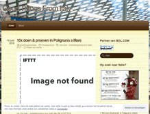 Tablet Screenshot of goodthingsfromitaly.wordpress.com
