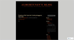Desktop Screenshot of albertus19.wordpress.com