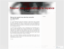 Tablet Screenshot of lavoyance.wordpress.com