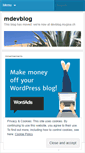 Mobile Screenshot of mdevblog.wordpress.com