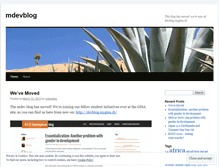 Tablet Screenshot of mdevblog.wordpress.com