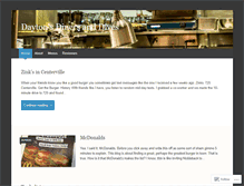 Tablet Screenshot of daytondinersanddives.wordpress.com